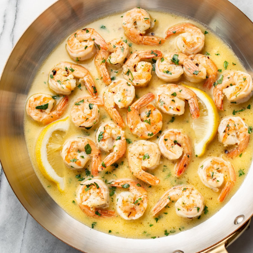 Lemon Garlic Butter Shrimp Scampi